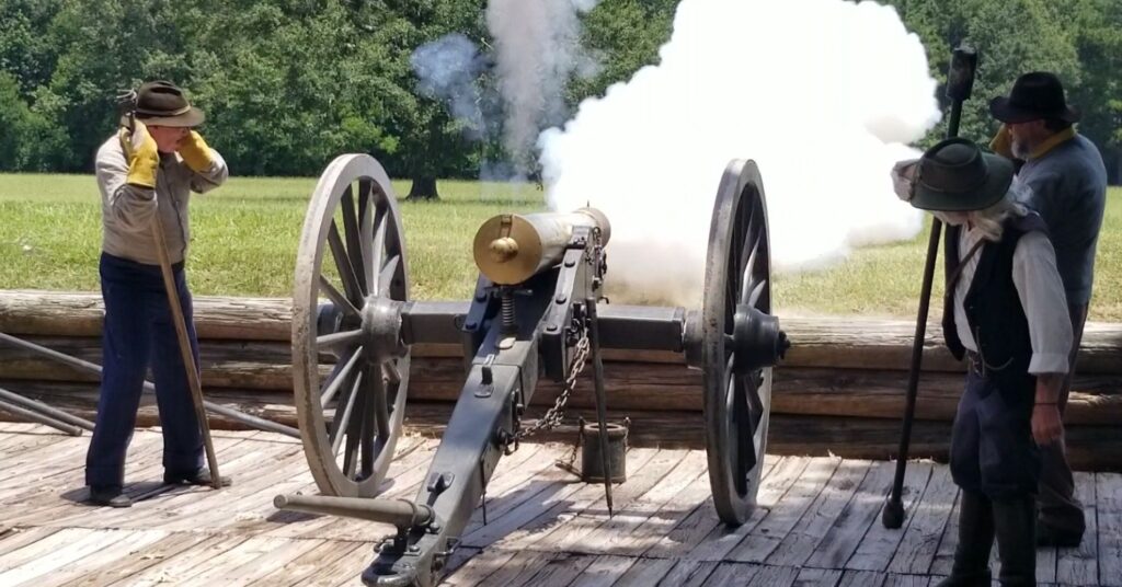 War of 1812 Cannon Demonstration Audubon SHS